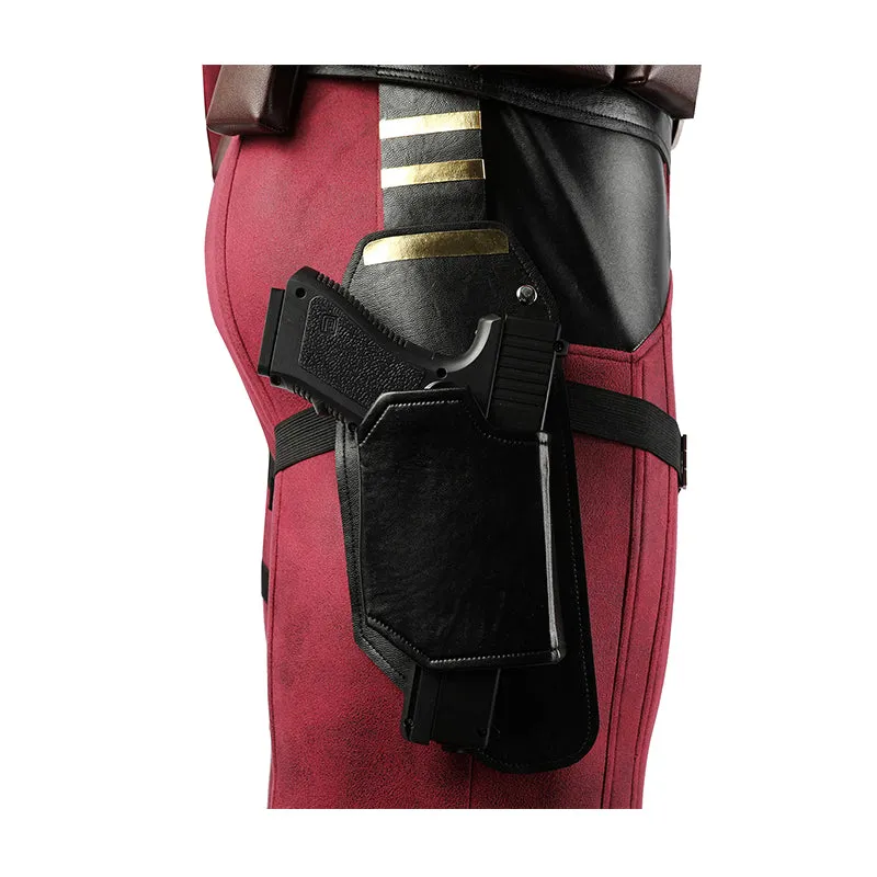 Deadpool 3 Cosplay Costume Deadpool Wade Wilson Leather Suit Deluxe Version