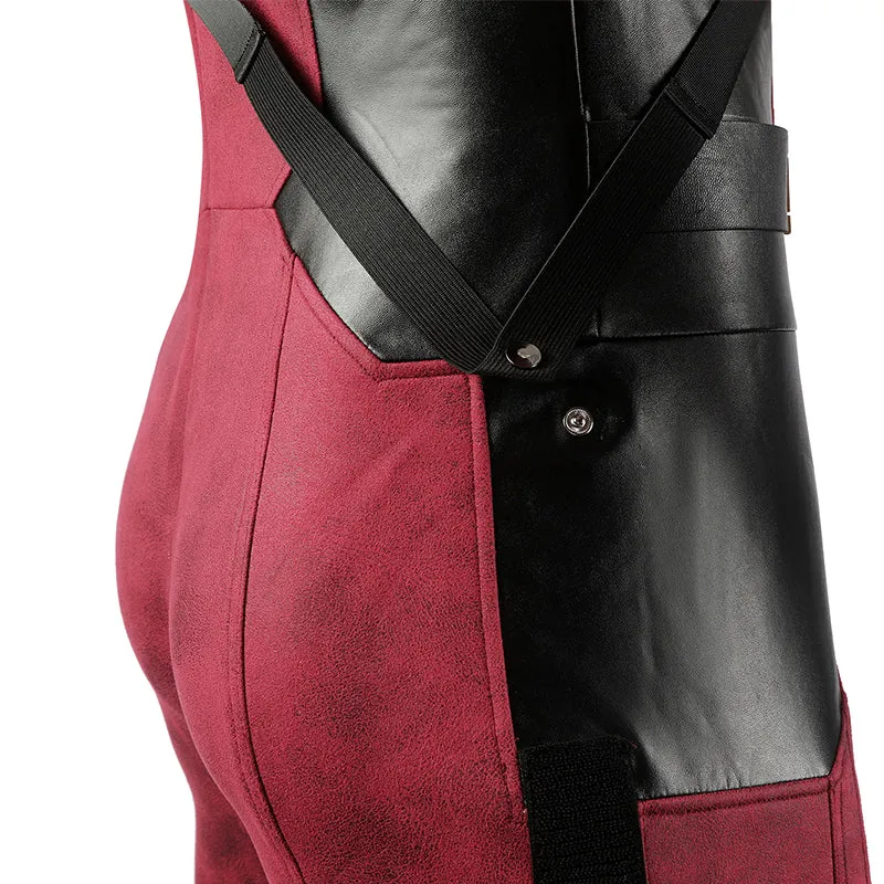 Deadpool 3 Cosplay Costume Deadpool Wade Wilson Leather Suit Deluxe Version
