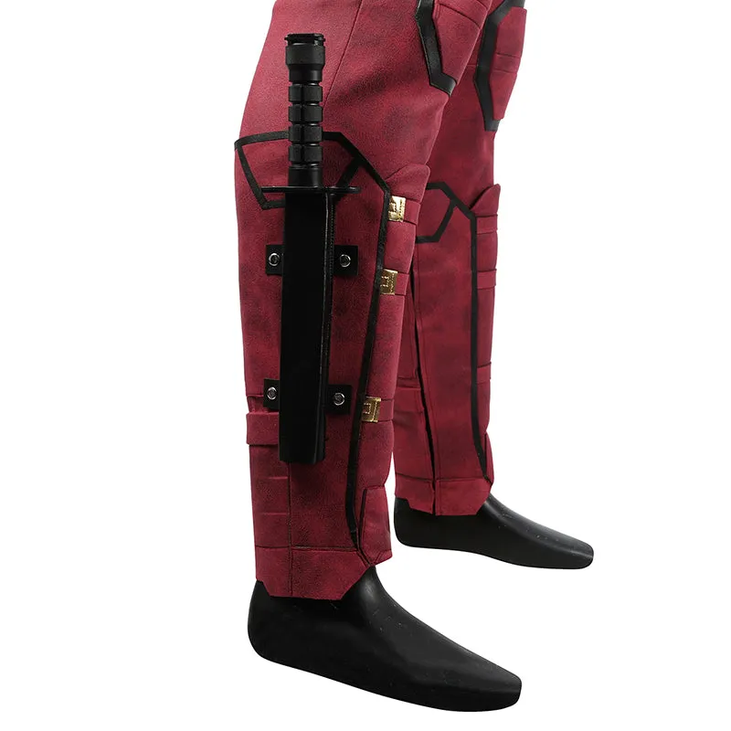 Deadpool 3 Cosplay Costume Deadpool Wade Wilson Leather Suit Deluxe Version
