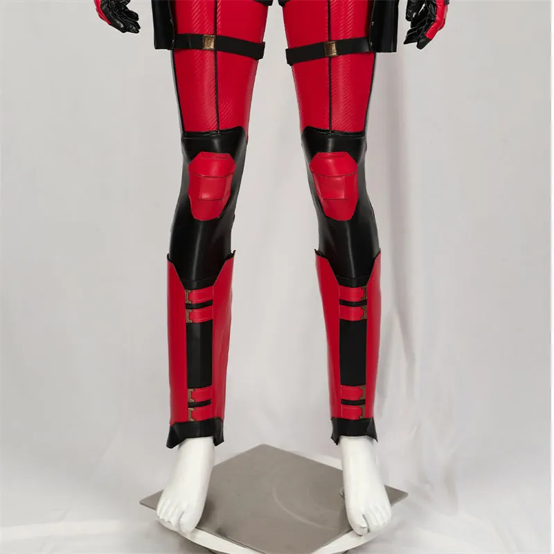 Deadpool 3 Cosplay Costume Superhero Deadpool Wade Wilson Red Suit Halloween Full Set
