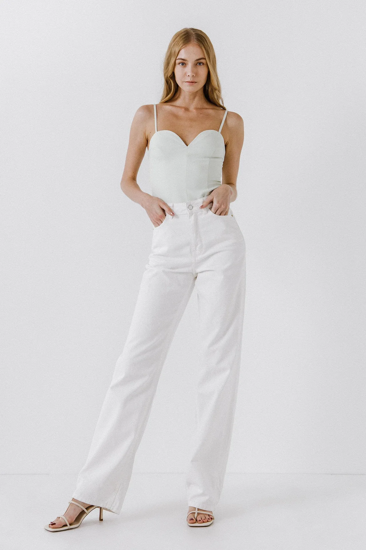 Deep V-Neck Bodysuit