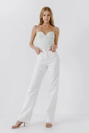 Deep V-Neck Bodysuit