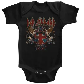 Def Leppard Defcrest Baby Bodysuit