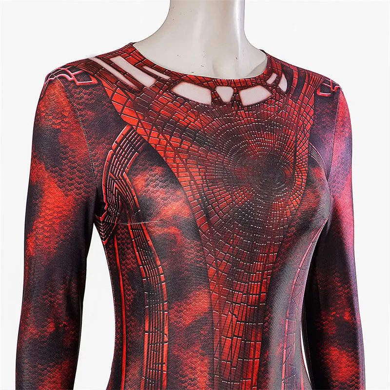 Doctor Strange 2 Scarlet Witch Cosplay Costume Wanda New Suit Halloween Outfit