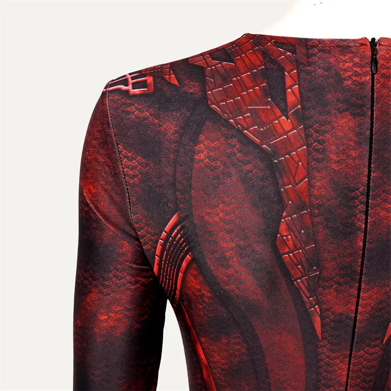 Doctor Strange 2 Scarlet Witch Cosplay Costume Wanda New Suit Halloween Outfit