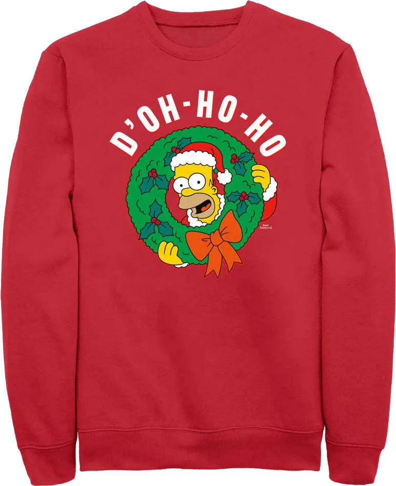 D'oh-Ho-Ho Simpsons Sweatshirt