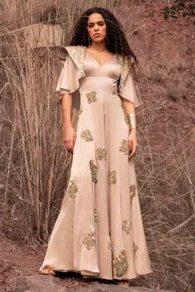Embroidered Jumpsuit & Jacket