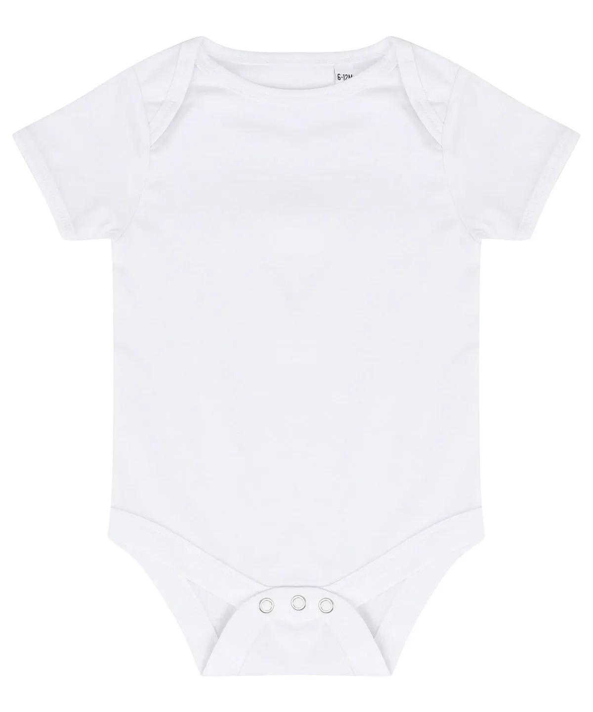 Essential short-sleeved bodysuit | White