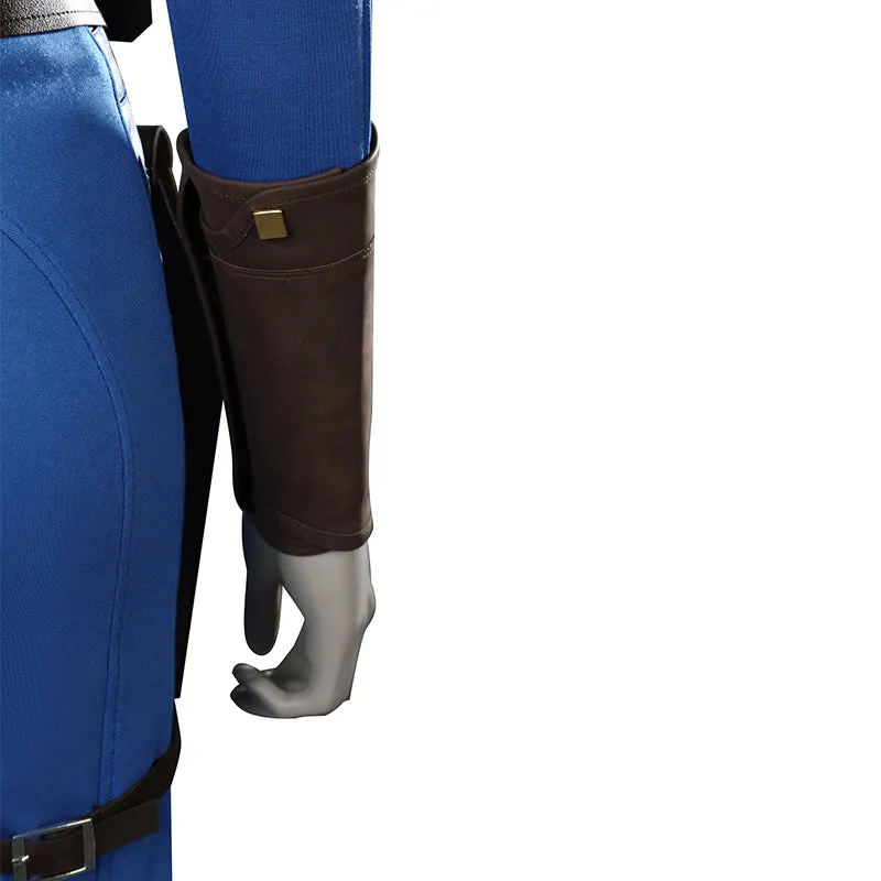 Fallout Lucy Cosplay Vault 33 Jumpsuit Female Fallout Blue Uniform Halloween Party Suit