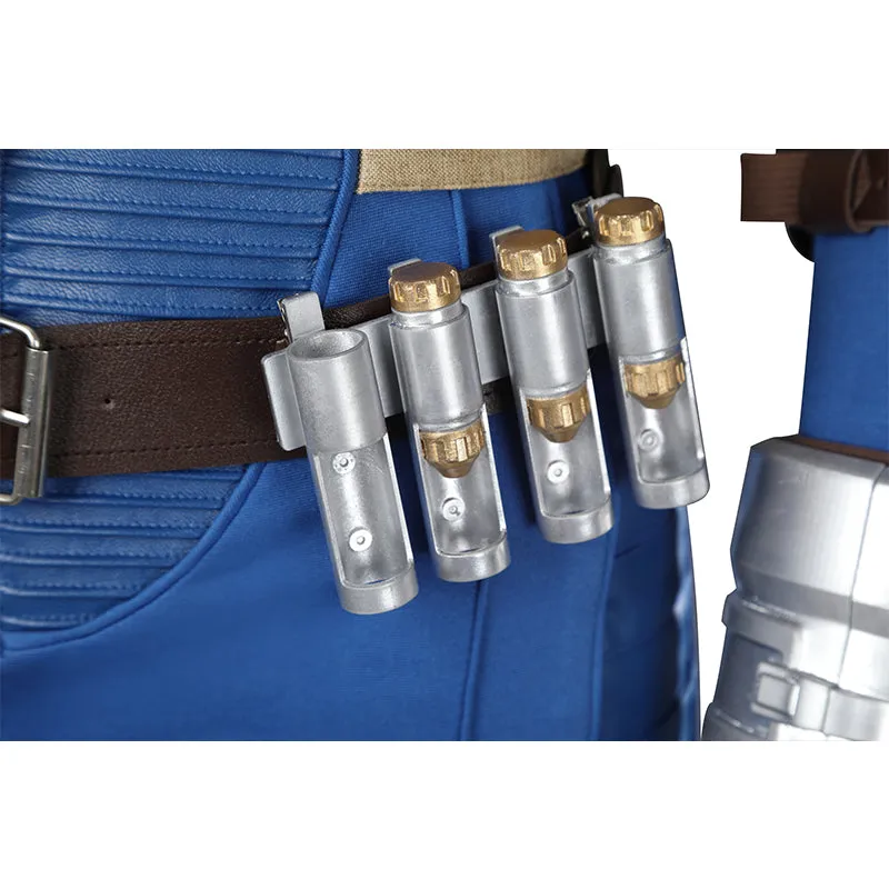 Fallout Lucy Cosplay Vault 33 Jumpsuit Female Fallout Blue Uniform Halloween Party Suit