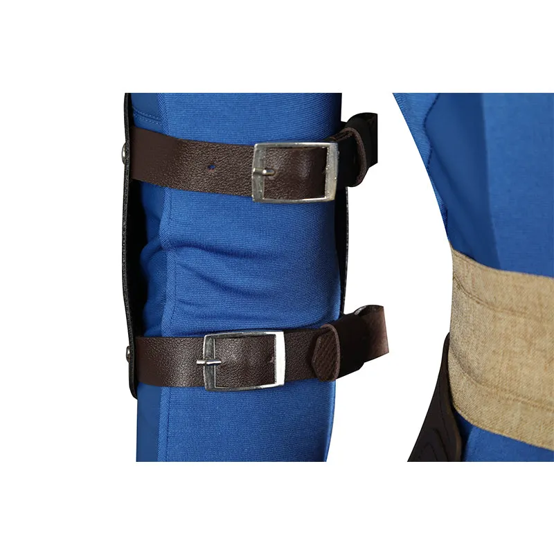 Fallout Lucy Cosplay Vault 33 Jumpsuit Female Fallout Blue Uniform Halloween Party Suit