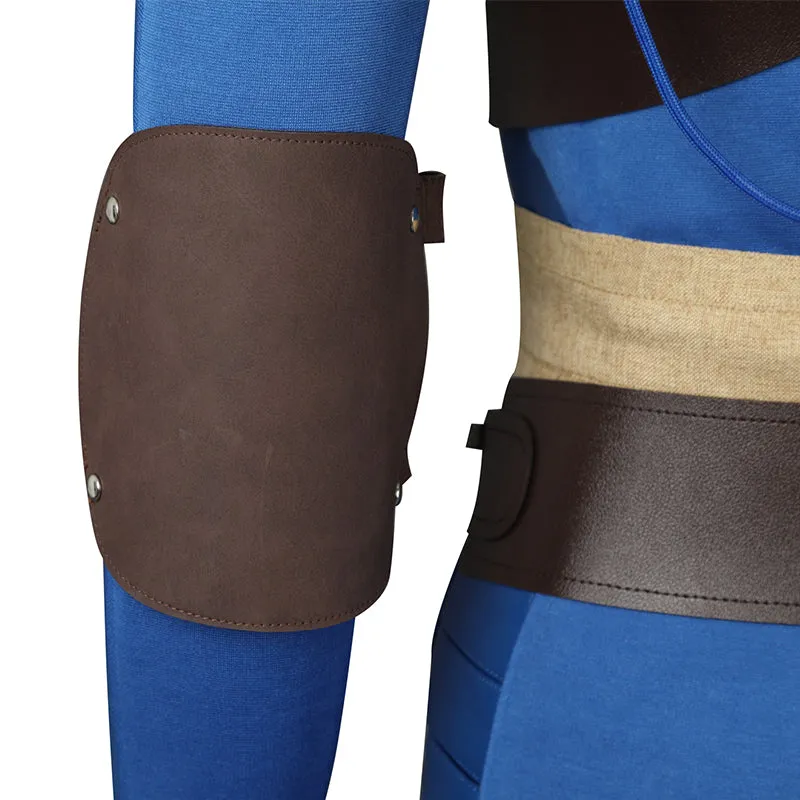 Fallout Lucy Cosplay Vault 33 Jumpsuit Female Fallout Blue Uniform Halloween Party Suit