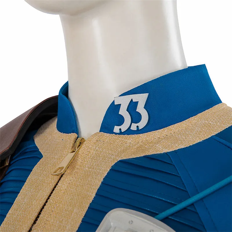 Fallout Lucy Cosplay Vault 33 Suit Fallout Vault Dweller Costume Halloween Party Suit