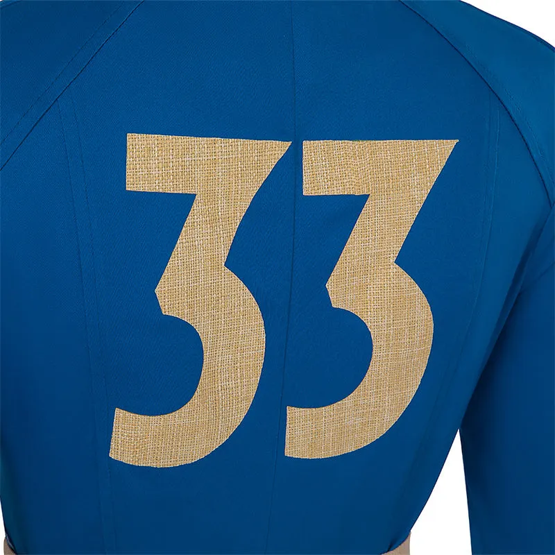 Fallout Lucy Cosplay Vault 33 Suit Fallout Vault Dweller Costume Halloween Party Suit