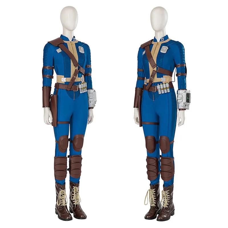 Fallout Lucy Cosplay Vault 33 Suit Fallout Vault Dweller Costume Halloween Party Suit