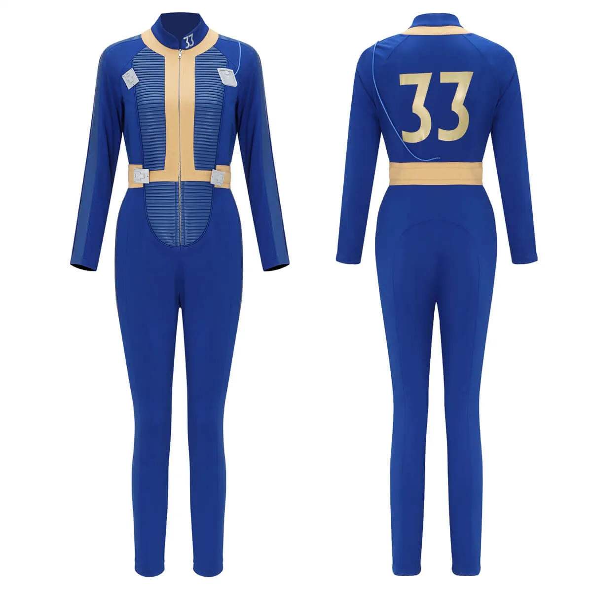 Fallout TV Lucy Costume Vault 33 Suit Cosplay Vikidoky (S-XL Ready to Ship)