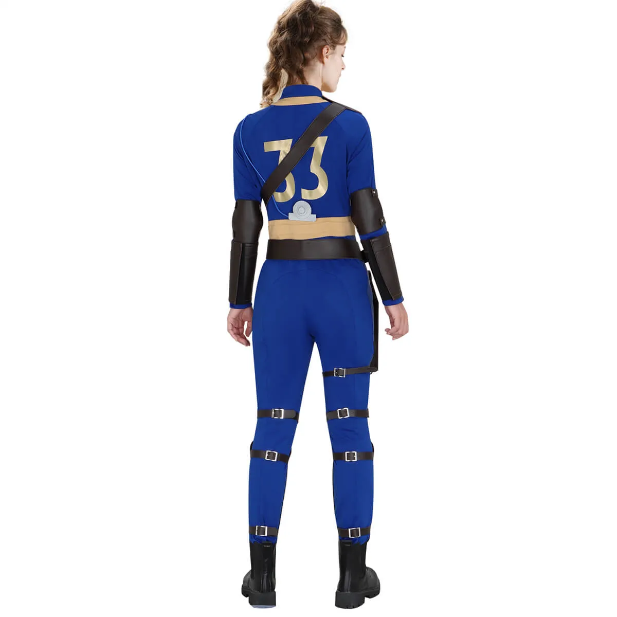 Fallout TV Lucy Costume Vault 33 Suit Cosplay Vikidoky (S-XL Ready to Ship)