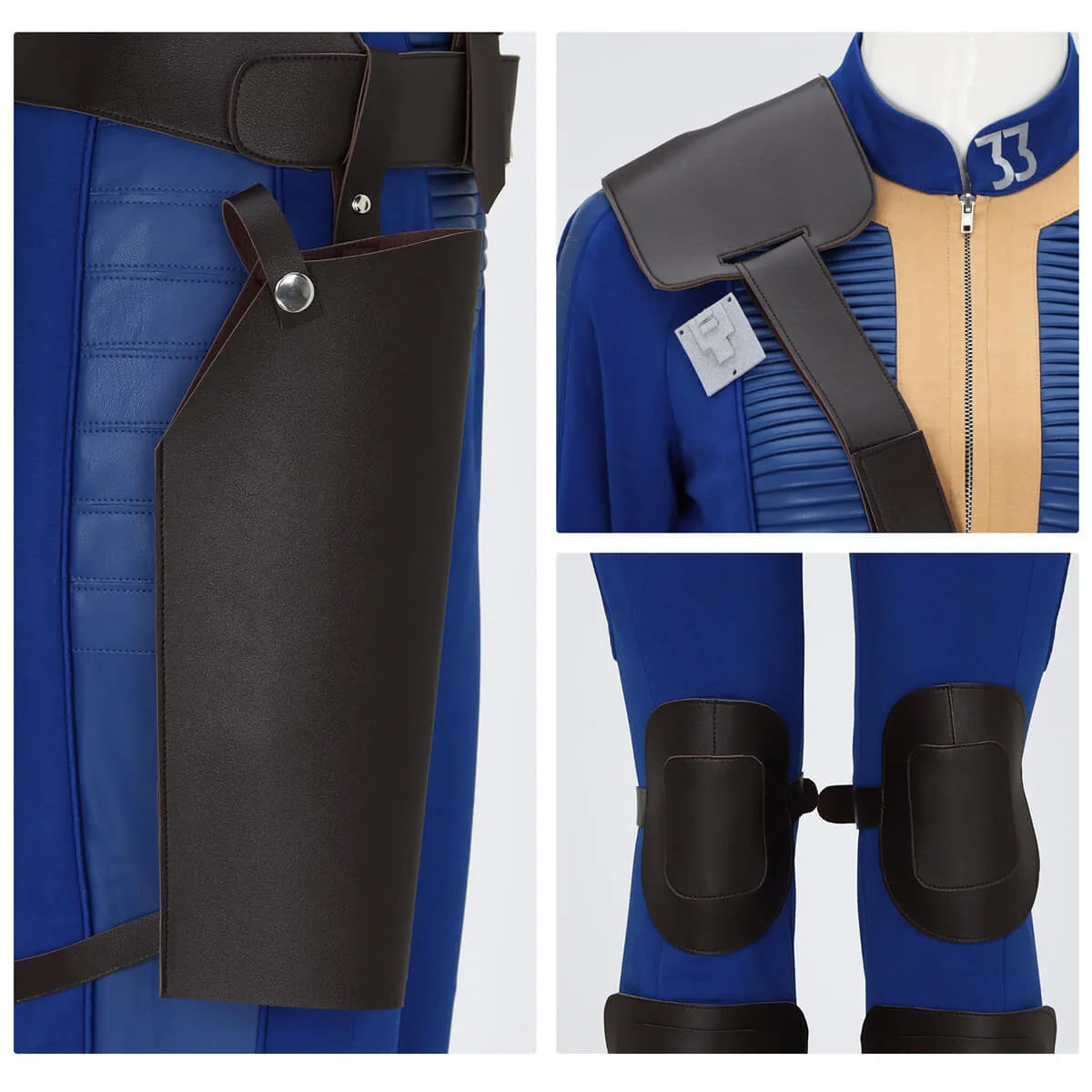 Fallout TV Lucy Costume Vault 33 Suit Cosplay Vikidoky (S-XL Ready to Ship)