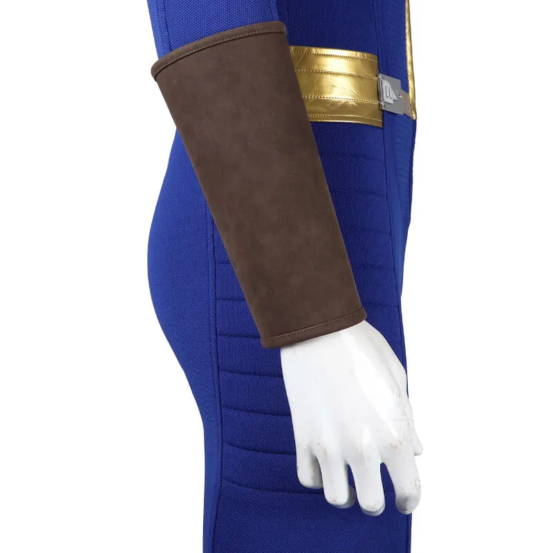 Fallout Vault Suit Fallout 4 Vault Jumpsuit No.75 Vault Dweller Costume Halloween Outfit ACcosplay