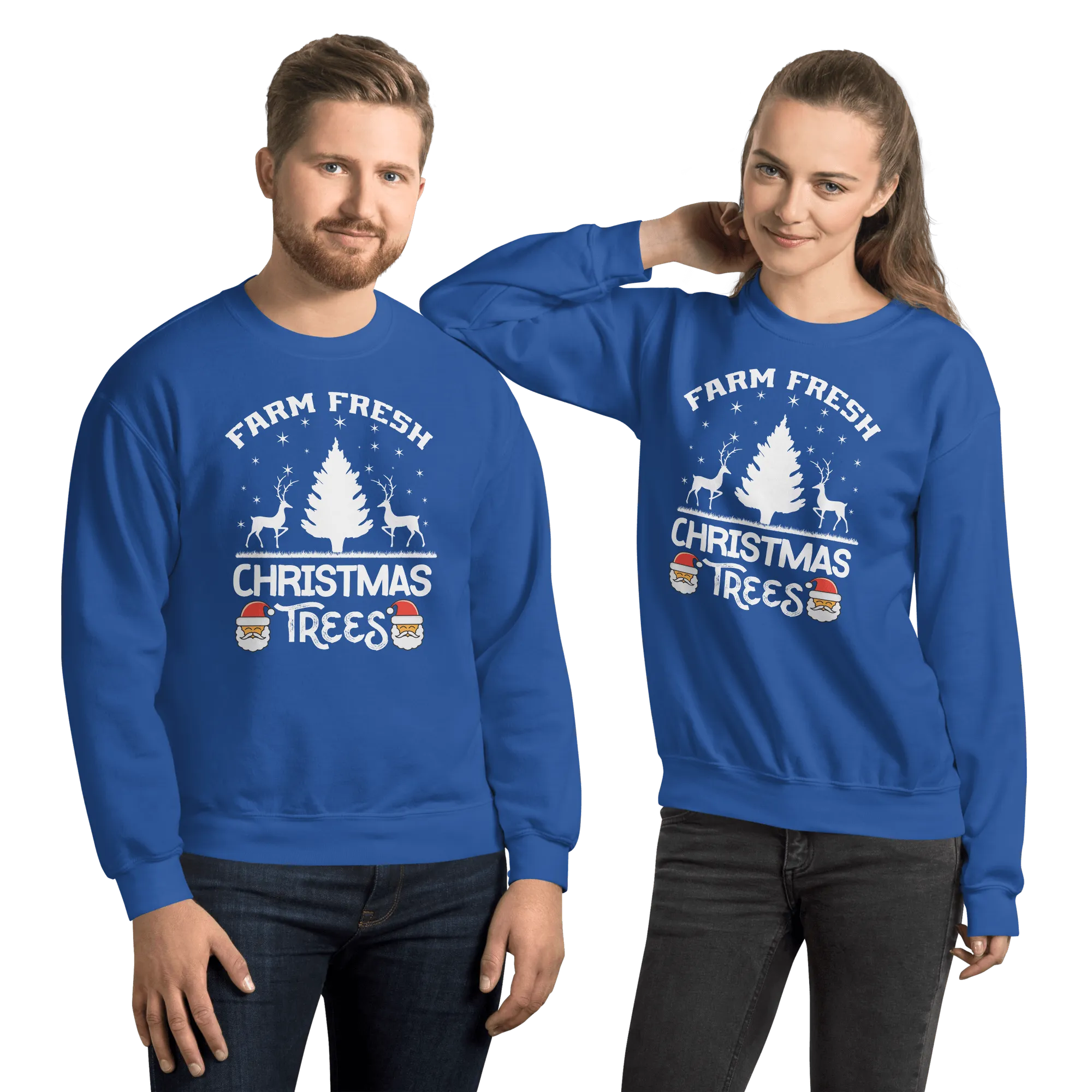 Farm Fresh Christmas Trees Sweatshirt
