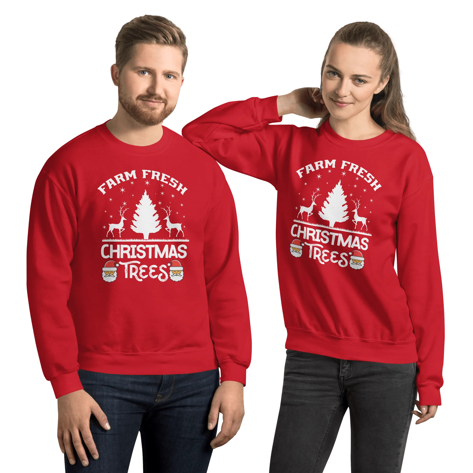 Farm Fresh Christmas Trees Sweatshirt