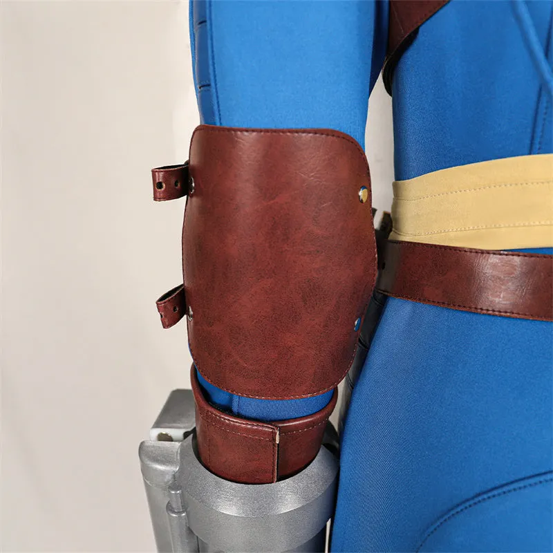 Female Fallout Lucy Cosplay Costume Vault 33 Jumpsuit Vault Dweller Blue Uniform