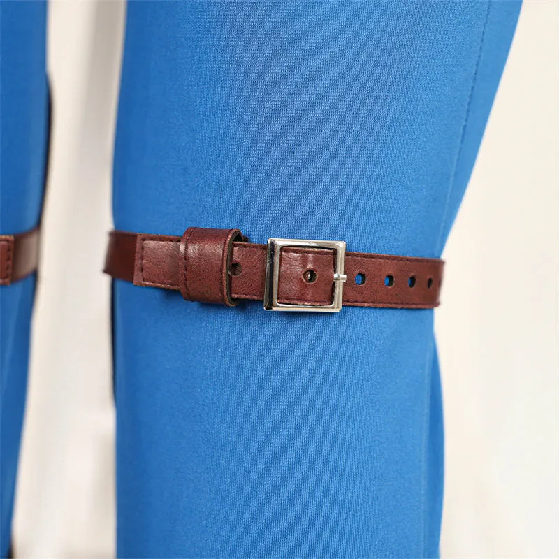 Female Fallout Lucy Cosplay Costume Vault 33 Jumpsuit Vault Dweller Blue Uniform