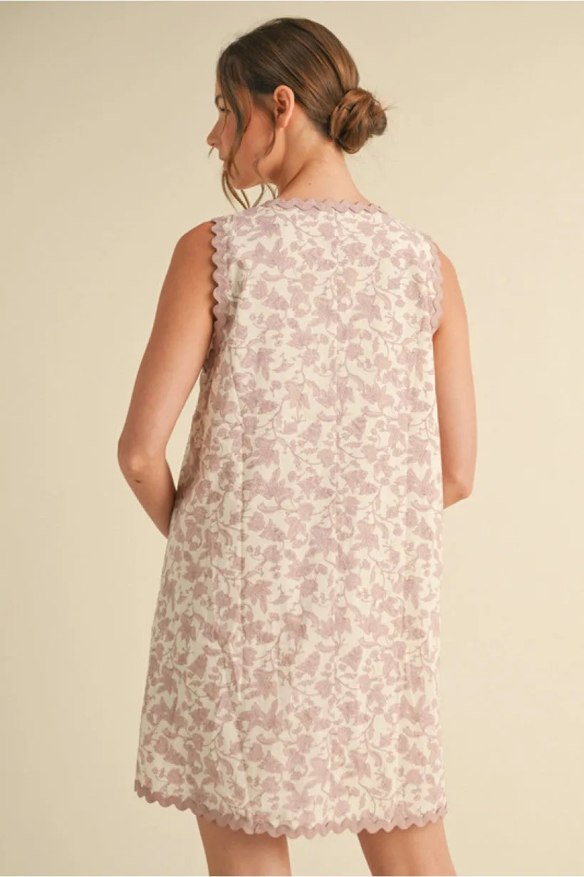 Floral V-Neck Dress