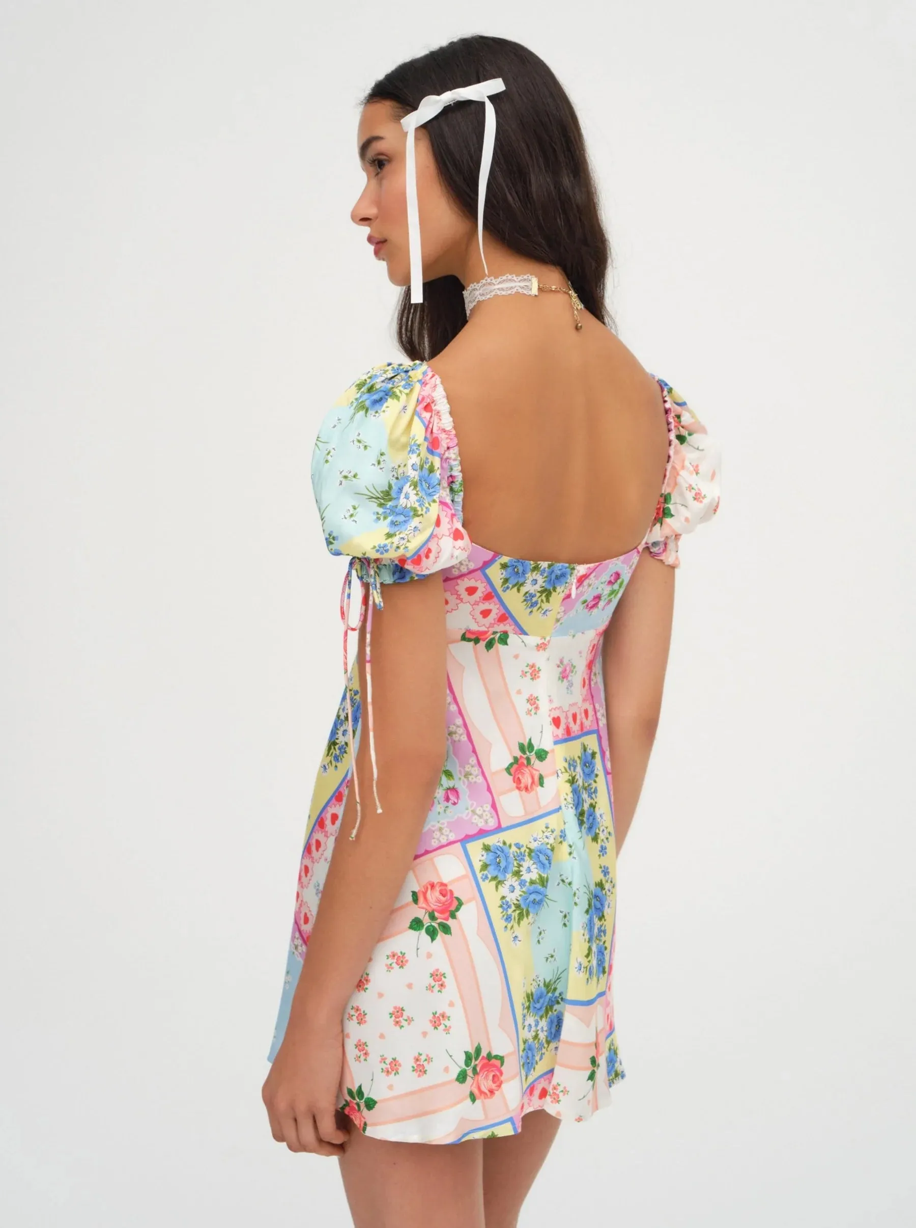 For Love & Lemons Cassandra Mini Dress