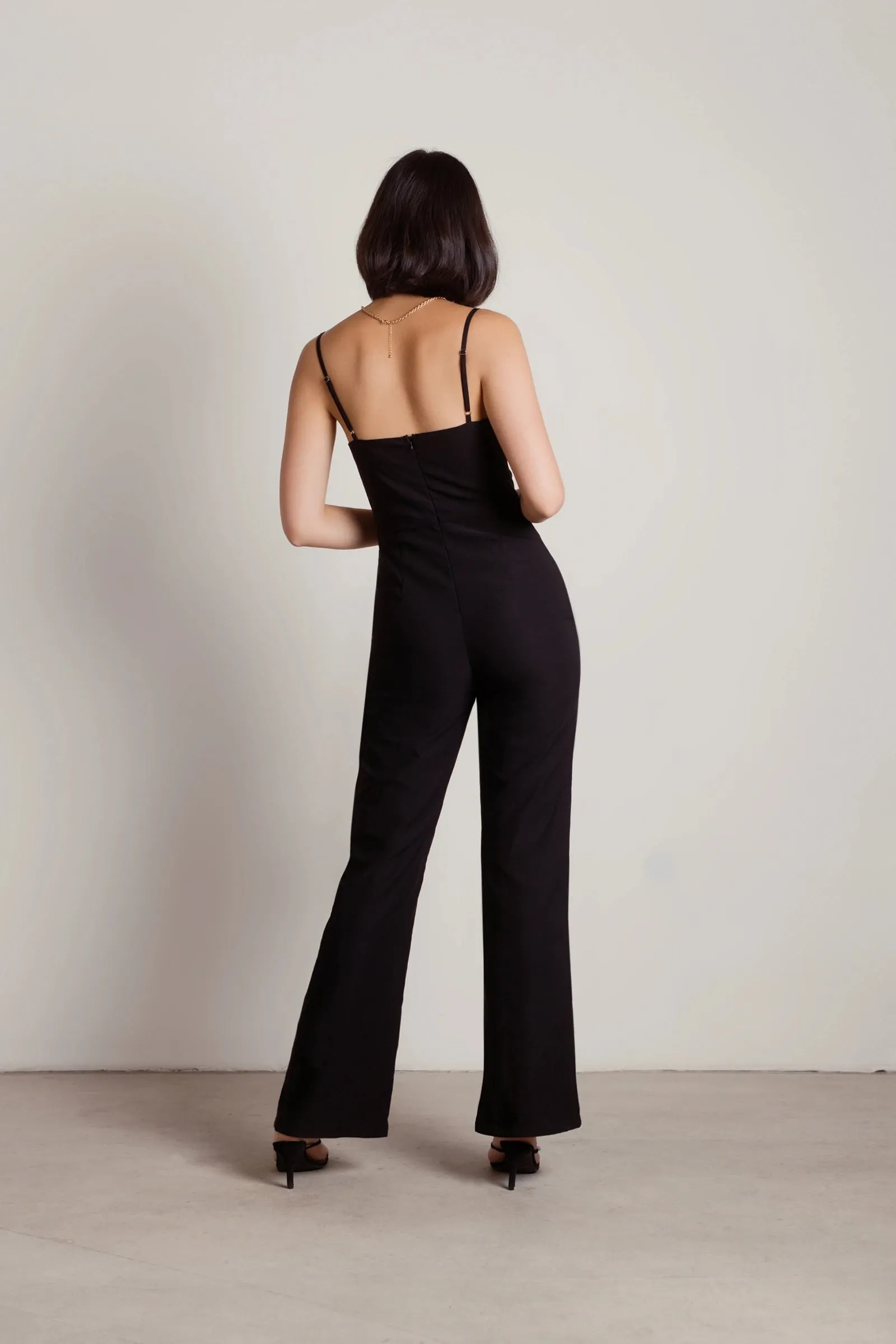 Front Lace-up Jumpsuit