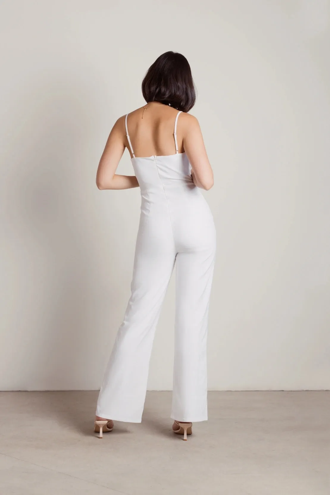 Front Lace-up Jumpsuit