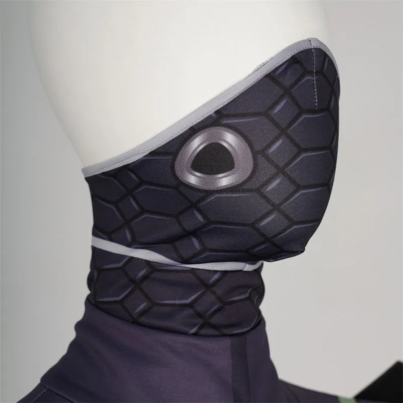 Game Valorant Cosplay Hero Viper Costume Jumpsuit Romper Suit Halloween Outfit