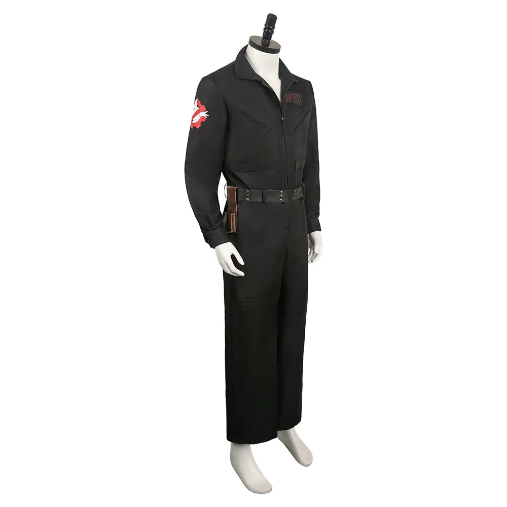 Ghostbusters 2024 Lucky Domingo Black Jumpsuit Party Carnival Halloween Cosplay Costume