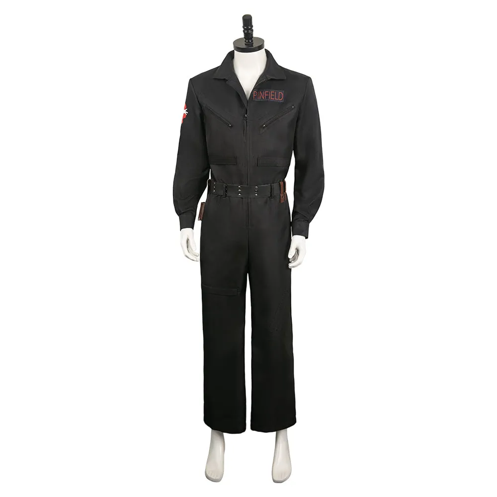 Ghostbusters 2024 Lucky Domingo Black Jumpsuit Party Carnival Halloween Cosplay Costume