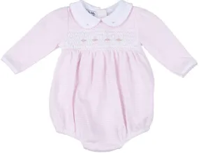 Girls Hazel and Hugo Pink Romper