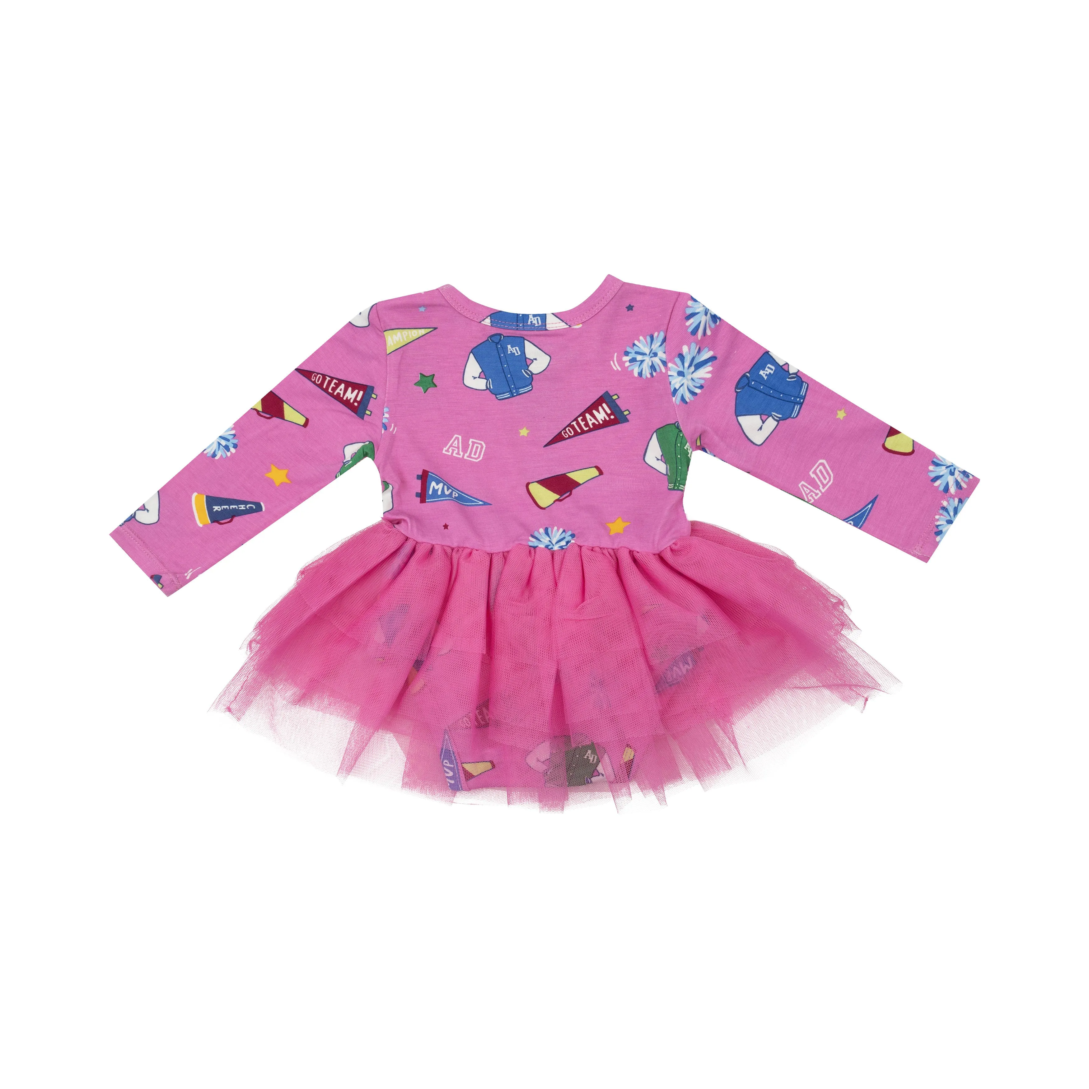 Girls Varsity Cheer Tutu Bodysuit