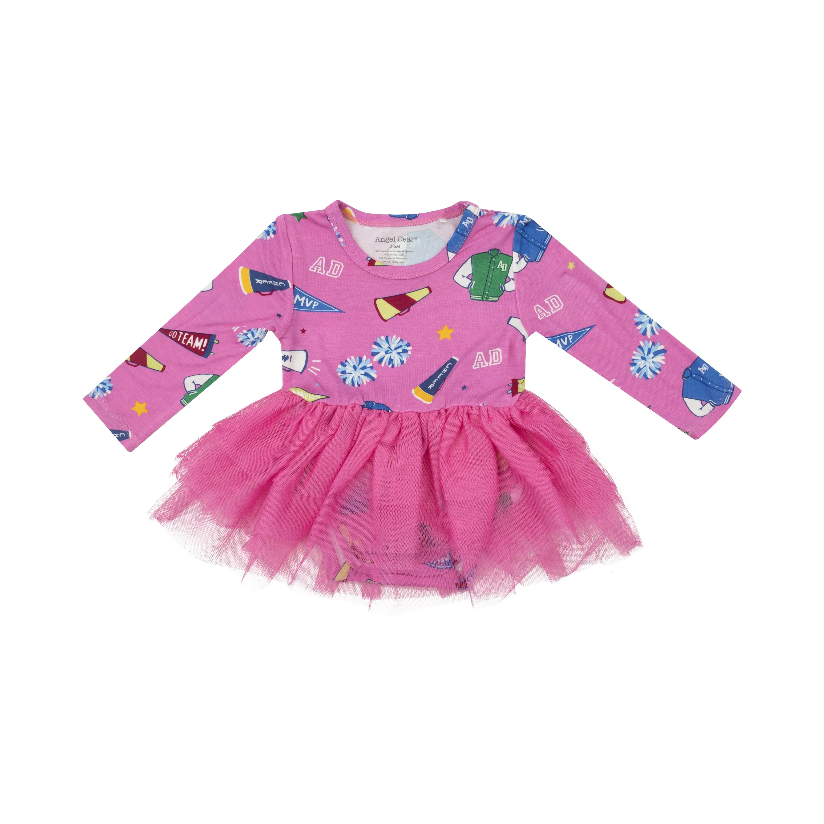 Girls Varsity Cheer Tutu Bodysuit