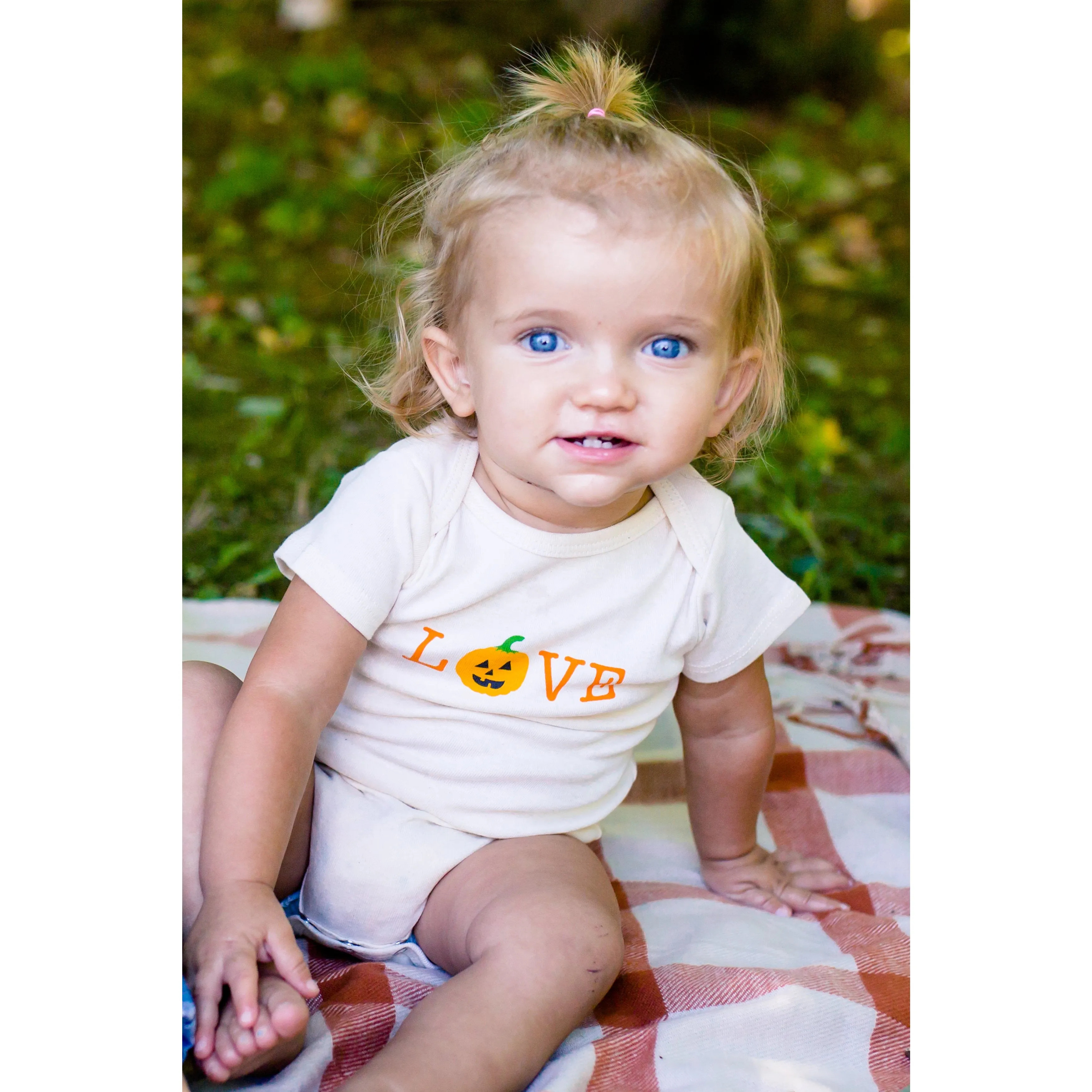 Halloween Short Sleeve Romper 2-Piece Gift Set, Love and Treat