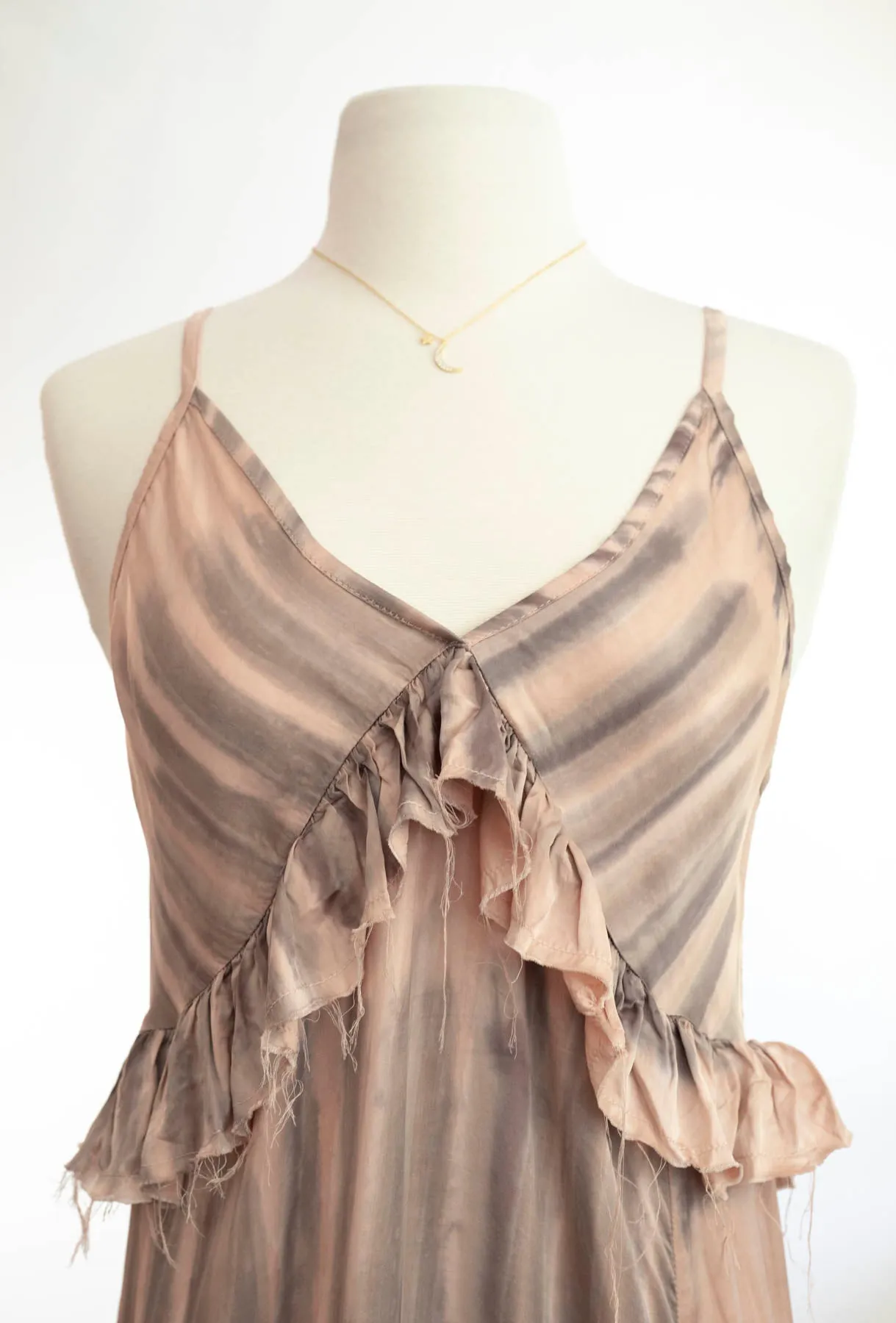 Hand Dyed Rendezvous Slip Dress - ONE TEASPOON