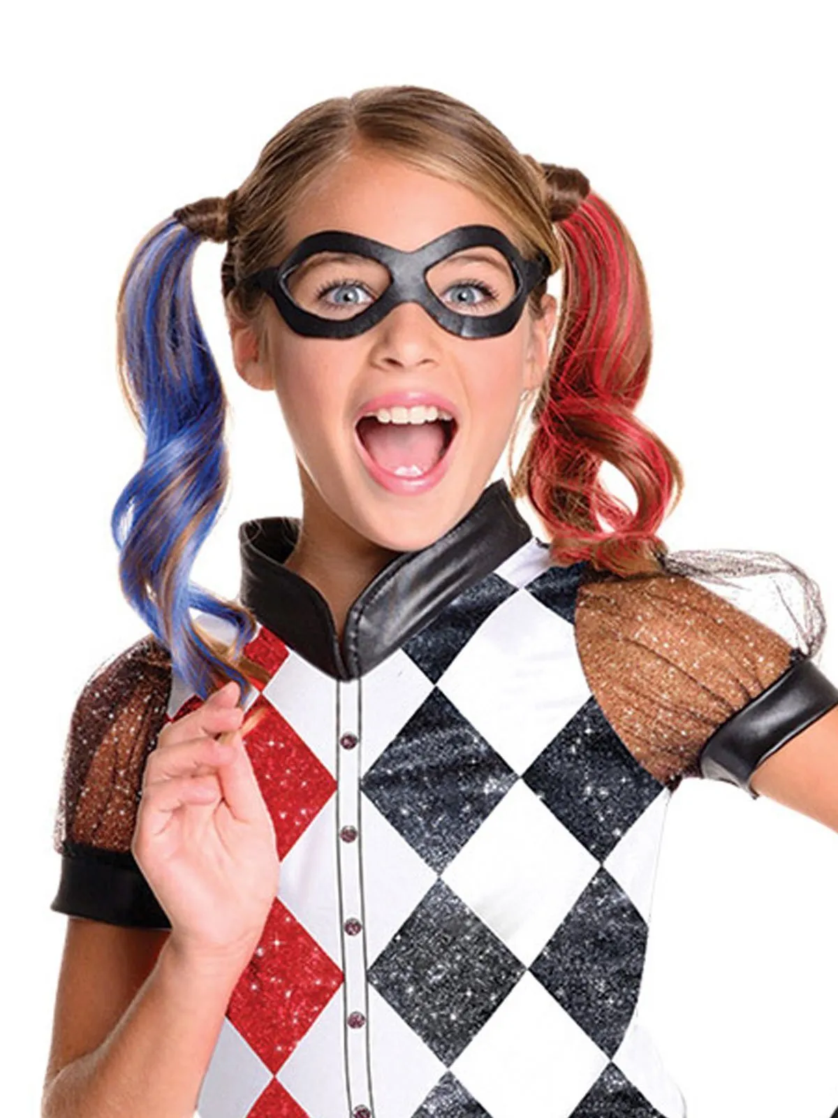 Harley Quinn Deluxe Costume for Kids - Warner Bros DC Super Hero Girls