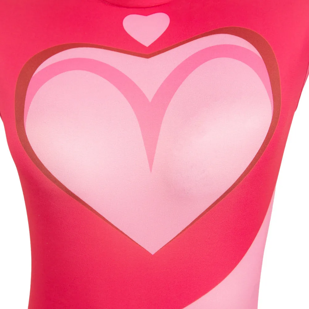 Hazbin Hotel Angel Dust Poison Pink Jumpsuit Party Carnival Halloween Cosplay Costume
