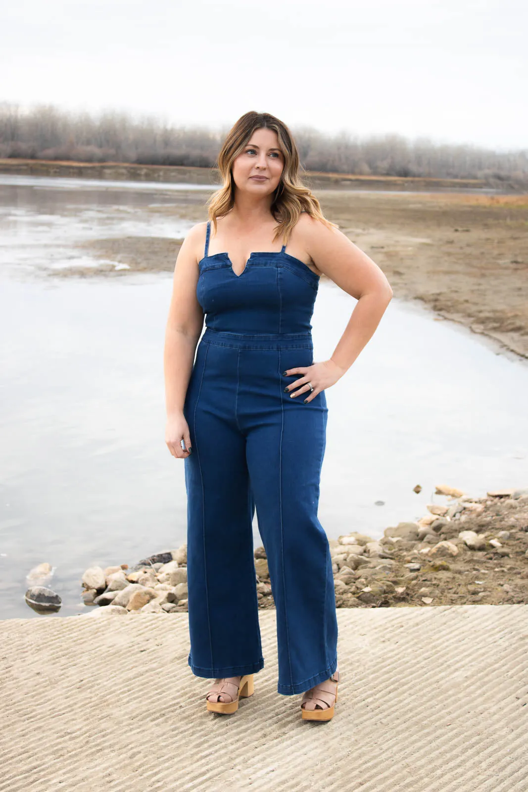 Hazel Denim Jumpsuit