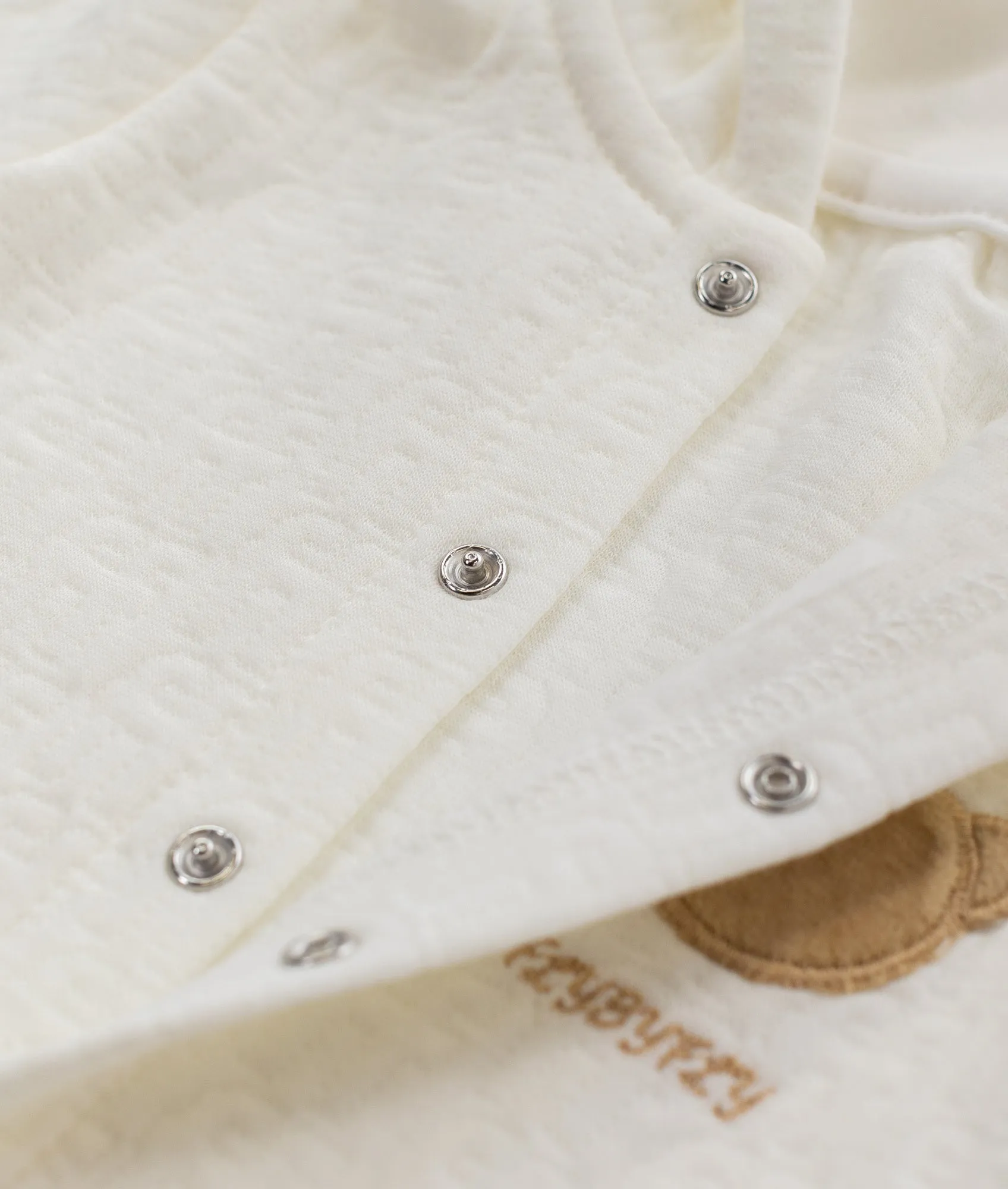 Hooded Bear Jumpsuit - Beige