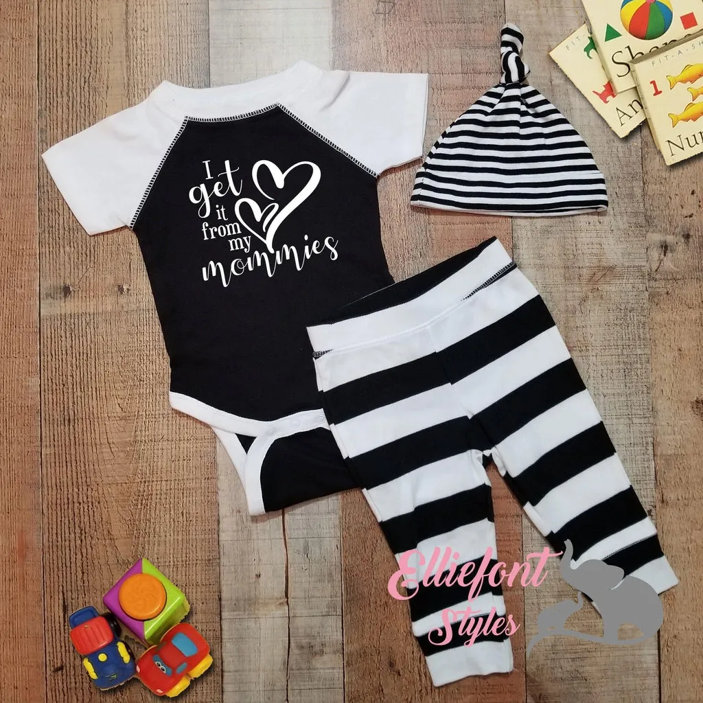 I Get It From My Mommies Infant Bodysuit