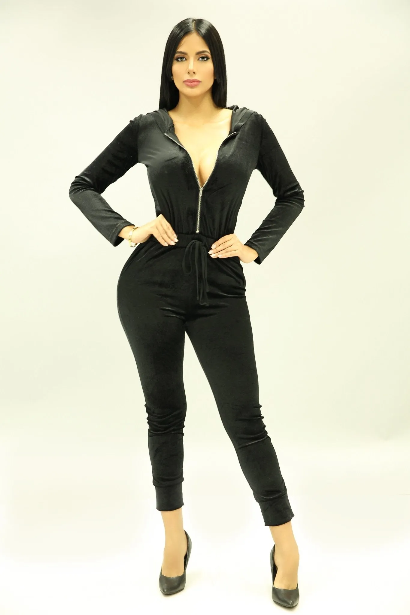 Im Real Velour Jumpsuit