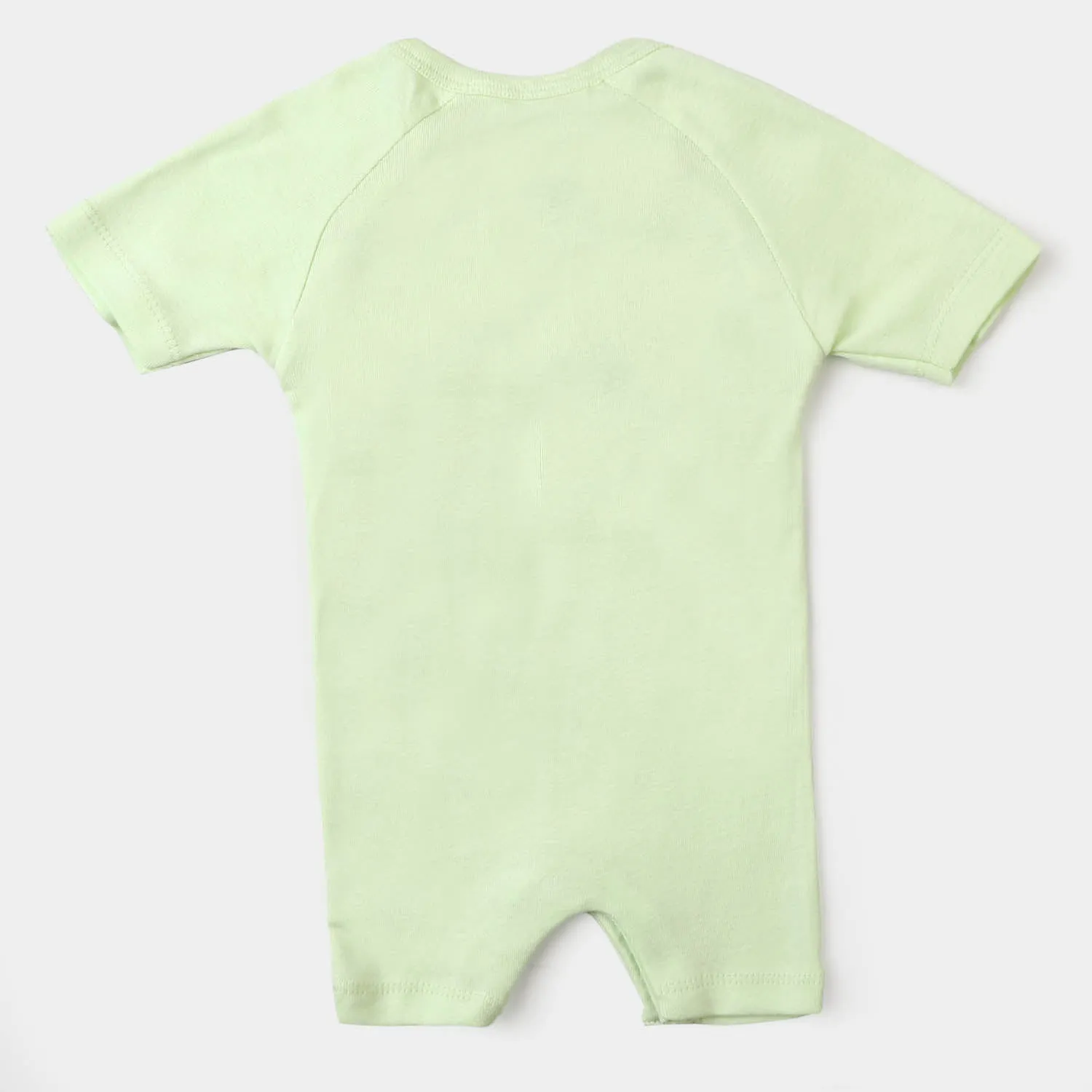 Infant Boys Knitted Romper Roar - LIME CREAM