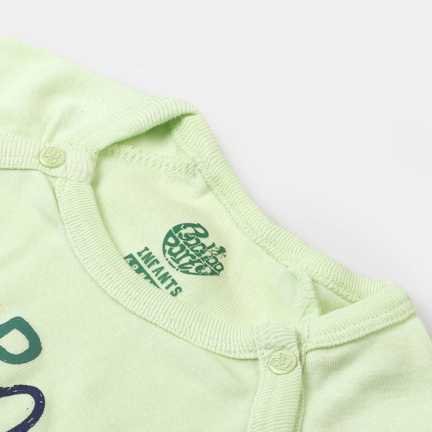 Infant Boys Knitted Romper Roar - LIME CREAM