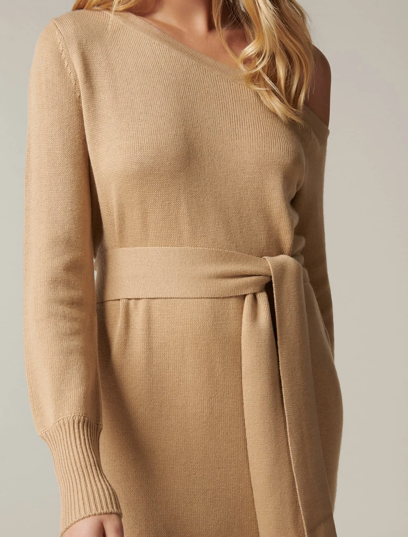 Joey Off The Shoulder Knit Dress