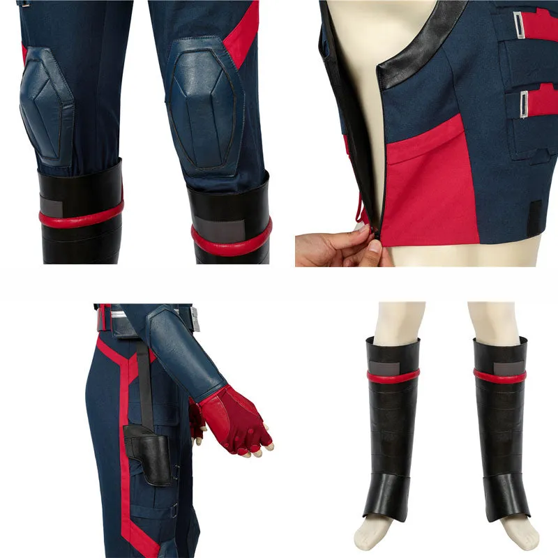 John Walker Cosplay Captain America US Agent Costume The Falcon And The Winter  Soldier Outfit