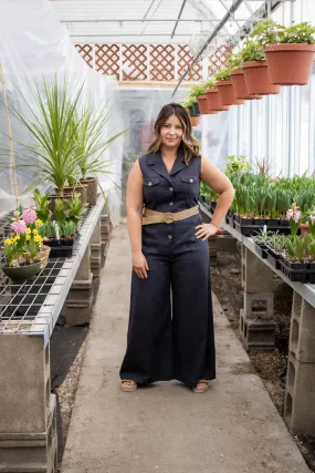 Judith Belted Jumpsuit